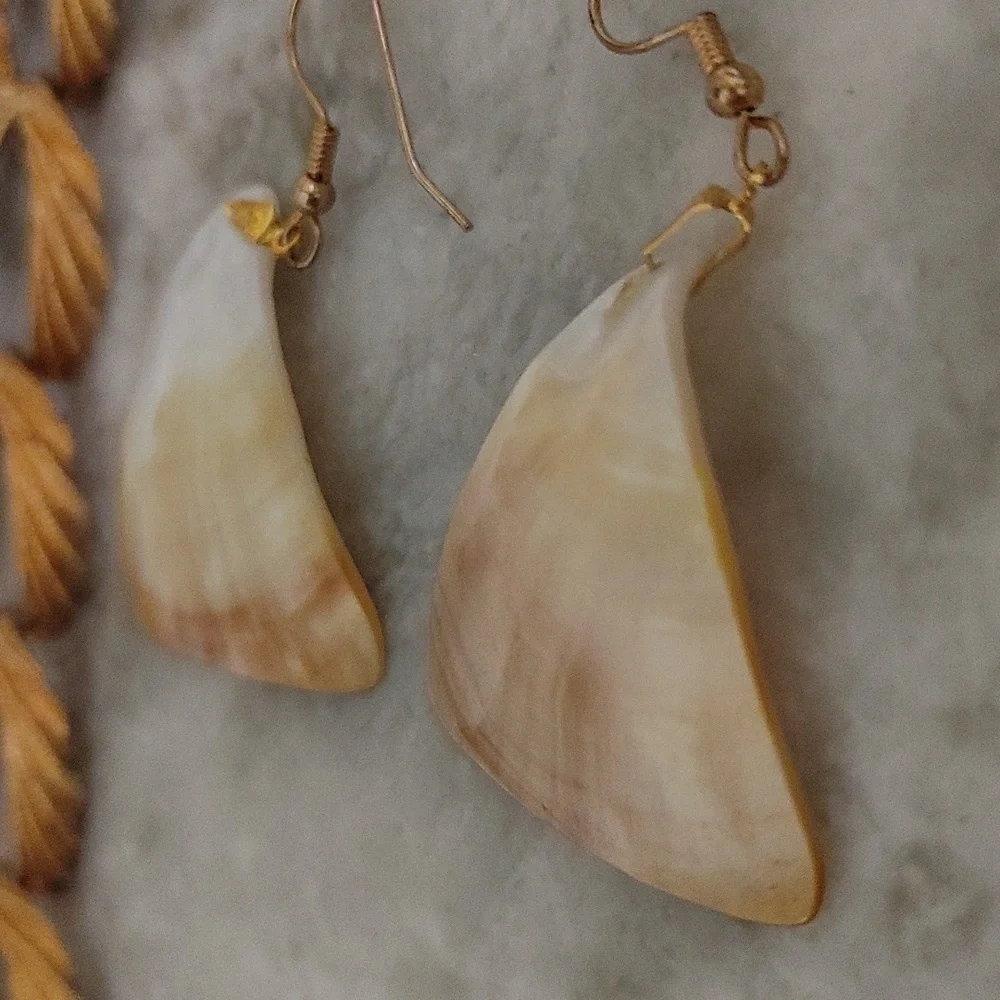 Vintage abolone triangle